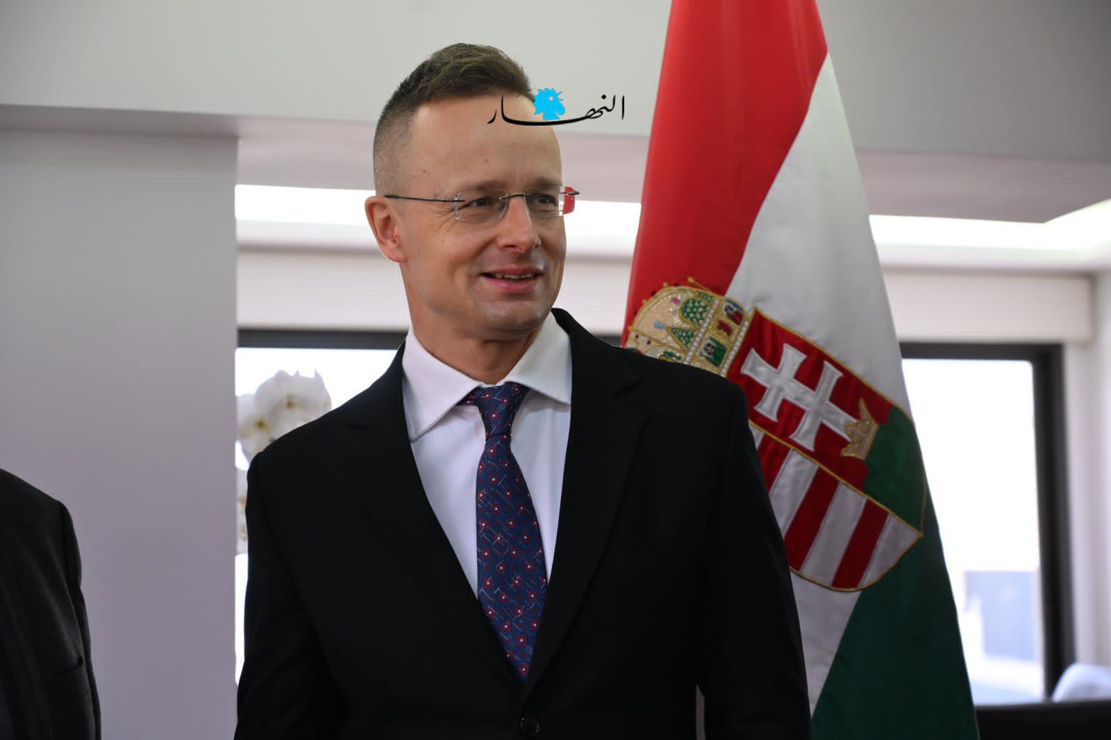 بالصور- لقاء بين بو حبيب ونظيره الهنغاري